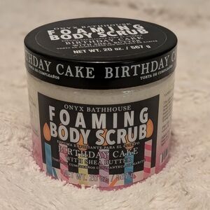 Onyx Foaming Body Scrub - Birthday Cake with Shea Butter